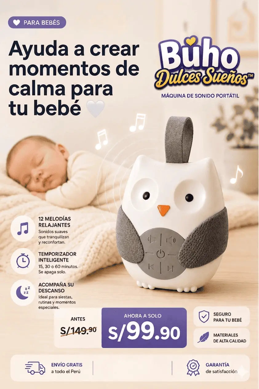 BUHO MUSICAL DULCES SUEÑOS