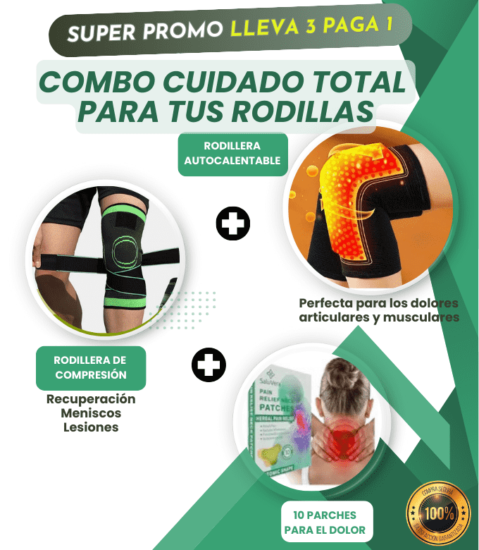 COMBO CUIDADO TOTAL PARA TUS RODILLAS