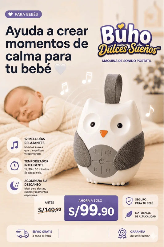 BUHO MUSICAL DULCES SUEÑOS