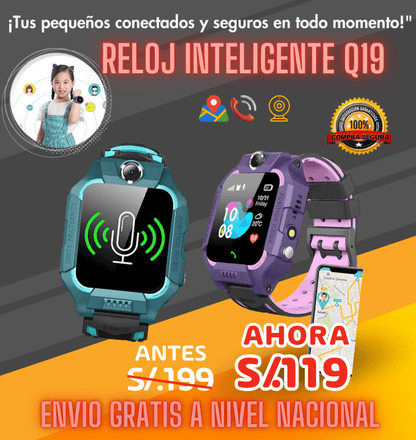 RELOJ INTELIGENTE PARA NIÑOS Q19