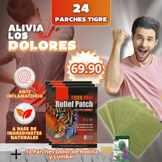 PARCHES PREMIUM DOLOR DE TIGRE